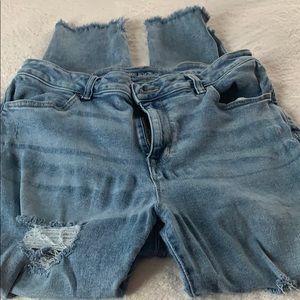 Maurices High Rise Crop Jeans